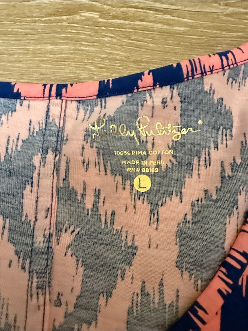 Lilly Pulitzer beacon dress little fish chase bomber blue size large NWOT - Picture 5 of 6